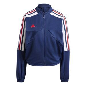 Adidas Womens/Ladies Tiro 3 Stripes Tracksuit Top / Team Navy Blue